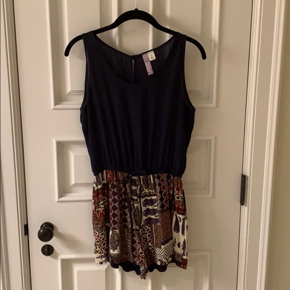 Paisley print Romper